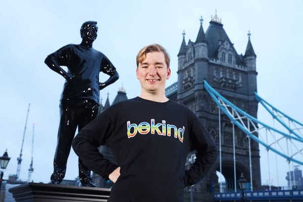 Sebbie Hall, who has been named the UK's kindest person

