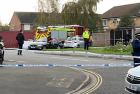 The scene of a fatal fire in Hounslow. (Photo by Jack Abela)