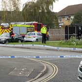 The scene of a fatal fire in Hounslow. (Photo by Jack Abela)