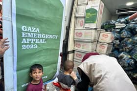 Muslim Aid delivering supplies to civilians in Gaza