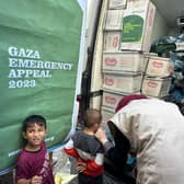 Muslim Aid delivering supplies to civilians in Gaza