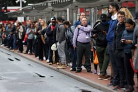 Victoria bus station. Credit: Hollie Adams/AFP via Getty Images.