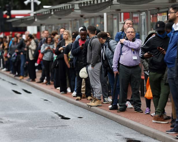 Victoria bus station. Credit: Hollie Adams/AFP via Getty Images.