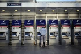 Vending machines at a station in London. Credit: Dan Kitwood/Getty Images.