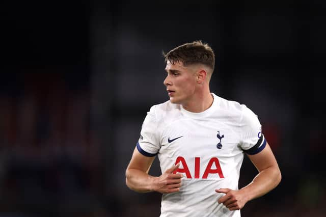 Micky van de Ven of Tottenham Hotspur during the Premier League match between Crystal Palace and Tottenham Hotspur