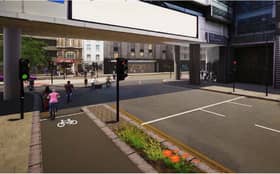 The proposed cycle gate in Procter Street. Credit: Camden Council.