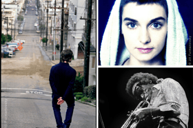 Liam Gallagher, Sinéad O'Connor and Miles Davis. (Photos by Jill Furmanovsky)