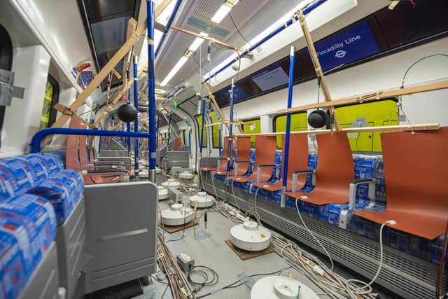 Testing on the new Piccadilly line trains in Germany