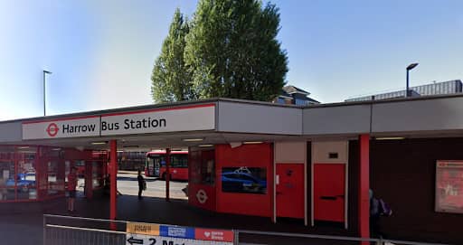 The incident took place at Harrow bus station