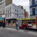 Firefighters responded to a blaze in Oxford Street. (Photo by LFB)