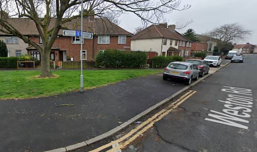 Officers were called to Weston Green by a man who said he was in possession of loaded firearms, the Met Police said
