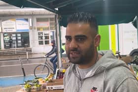 Masood Momand in Tooting. (Photo by Stephanie Nourse)
