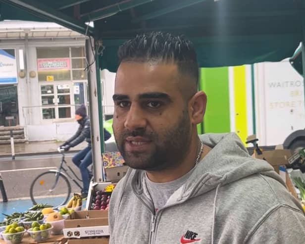 Masood Momand in Tooting. (Photo by Stephanie Nourse)