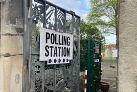 A polling station in London. (Photo by André Langlois)