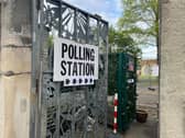 A polling station in London. (Photo by André Langlois)