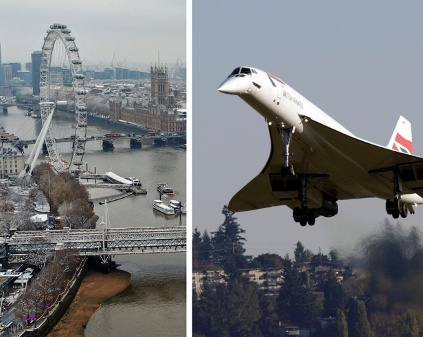 Concorde fans are bidding to bring the supersonic airliner to the River Thames in central London. (Photo by Getty)