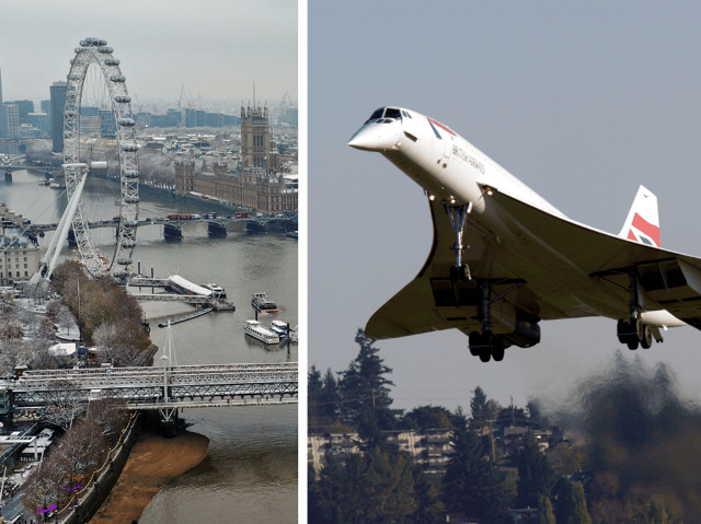 Concorde fans are bidding to bring the supersonic airliner to the River Thames in central London. (Photo by Getty)