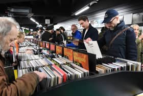 HMV's flagship Oxford Street store on opening day. (Photo by Nicky J Sims/Getty Images)