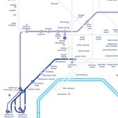 The Elizabeth line and Piccadilly line were part suspended. (Picture by TfL)