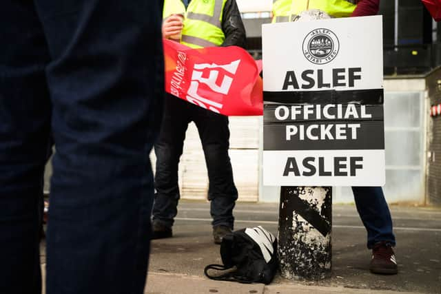 Members of ASLEF, the train drivers' union, at 16 train operating companies in England will walk out on different days between December 2 and 8.