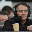   Former player and BBC Radio broadcaster Pat Nevin looks on during the Premier League match between Newcastle United and Wolverhampton Wanderers at St. James Park
