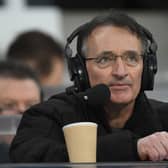   Former player and BBC Radio broadcaster Pat Nevin looks on during the Premier League match between Newcastle United and Wolverhampton Wanderers at St. James Park