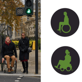 Olympian gold medal winning rower Pete Reed OBE inspired TfL's new traffic light signals. (Photo by TfL)