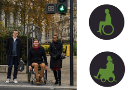 Olympian gold medal winning rower Pete Reed OBE inspired TfL's new traffic light signals. (Photo by TfL)