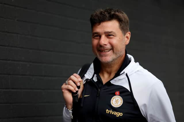 Mauricio Pochettino, Manager of Chelsea, arrives at the stadium prior to the Premier League match between Burnley FC and Chelsea FC
