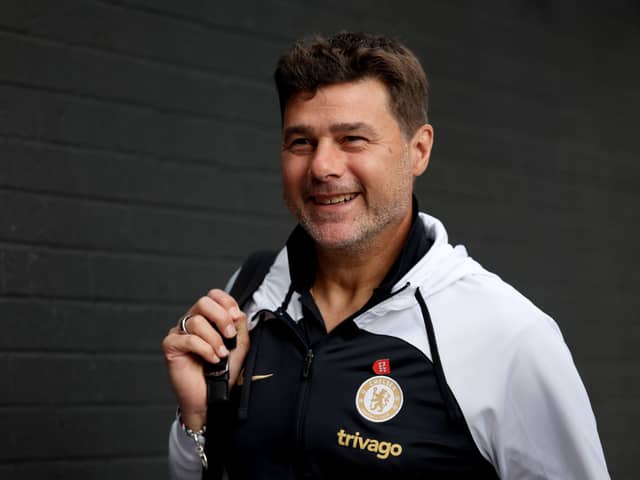 Mauricio Pochettino, Manager of Chelsea, arrives at the stadium prior to the Premier League match between Burnley FC and Chelsea FC