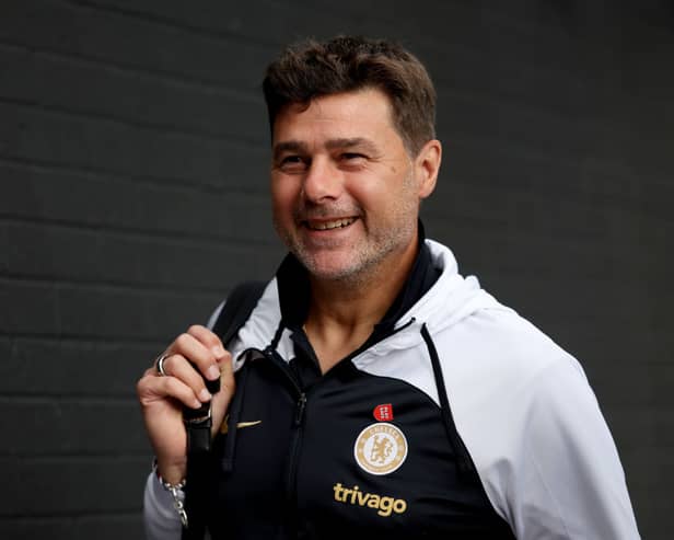 Mauricio Pochettino, Manager of Chelsea, arrives at the stadium prior to the Premier League match between Burnley FC and Chelsea FC