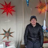 Scott has travelled from Cornwall with his festive market Starlight