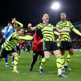 Arsenal left it late against Luton Town (Image: Getty Images)