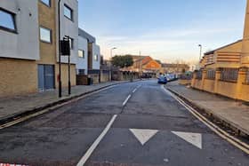 The shooting took place at Vine Close in Hackney