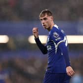  Cole Palmer of Chelsea looks on during the Premier League match between Chelsea FC and Manchester City at Stamford Bridge on November
