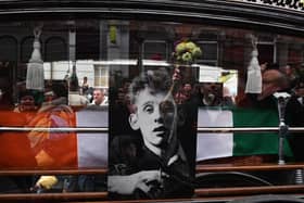 The public gathered on the streets of Dublin ahead of Shane MacGowan's funeral