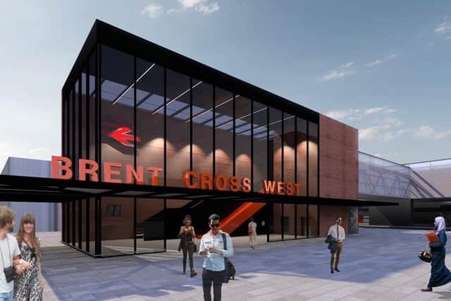 The new Brent Cross West station is officially open