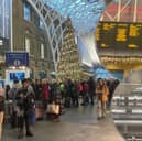 Passengers wait for hours amid cancellations at London's King's Cross on Sunday December 10. Photo by NationalWorld reporter Rochelle Barrand, who was caught in the disruption.