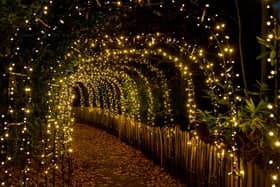 Spectacular light trail at Kenwood House