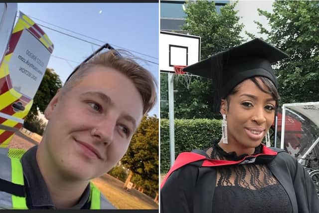 23-year-old Gaby Hutchinson, left, and 33-year-old Rebecca Ikumelo lost their lives in a crush at the O2 Academy Brixton on December 15, 2022