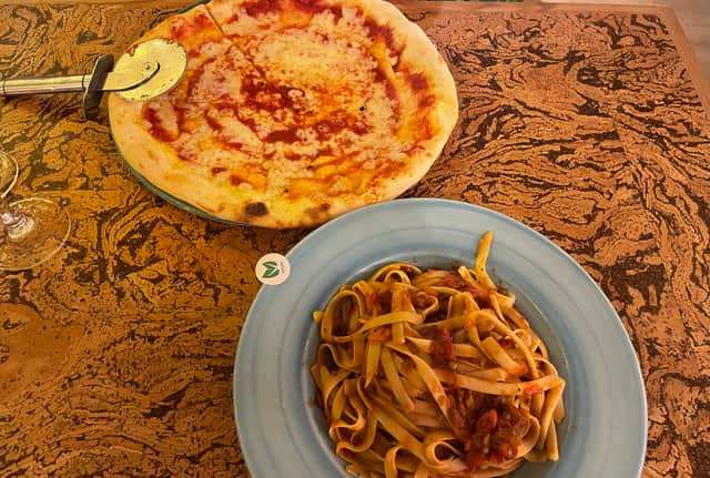 The main courses enjoyed by NationalWorld reporter Rochelle Barrand and her mum during a visit to London's 02 shopping outlet. Photo by Rochelle Barrand.