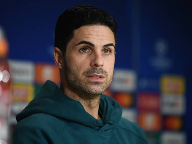 Mikel Arteta is reportedly in the market for a striker in January. (Getty Images)