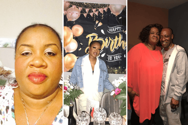 Tanysha Ofori-Akuffo (left), Samantha Drummonds (middle) and Dolet Hill and Denton Burke were all murdered in April 2022.