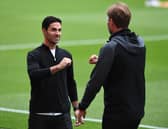 Arsenal take on Liverpool in a huge game at the top of the Premier League table. (Getty Images)