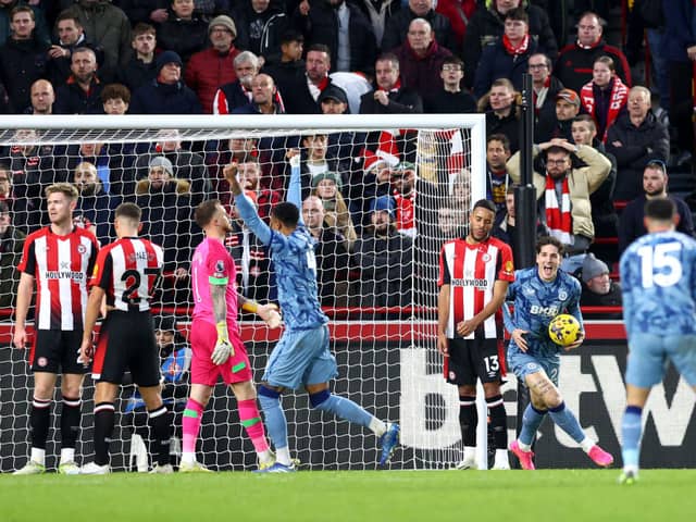Brentford suffered defeat to Aston Villa (Image: Getty Images)