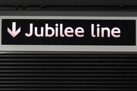 A Jubilee line sign at an Underground station. (Photo by Dan Kitwood/Getty Images)