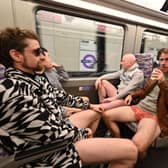The No Trousers Tube Ride took place on the Elizabeth line for the first time last year