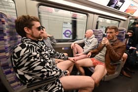 The No Trousers Tube Ride took place on the Elizabeth line for the first time last year