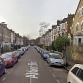 The incident took place on Albert Road in Crouch End