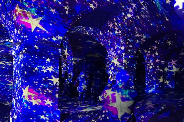 A look at the 2023 sound and light installation Space at St Martin-in-the-Fields. (Photo credit: Paul Marc Mitchell)
